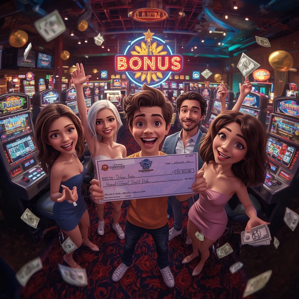 bonus in the hands of a man at TORTUGA CASINO