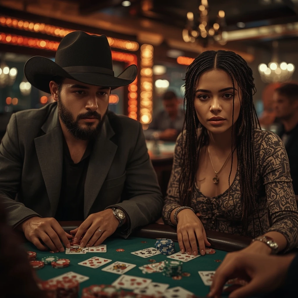 photo of two poker players at TORTUGA CASINO, India